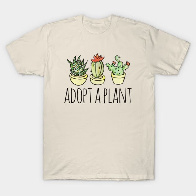 Adopt a Plant T-Shirt by bubbsnugg